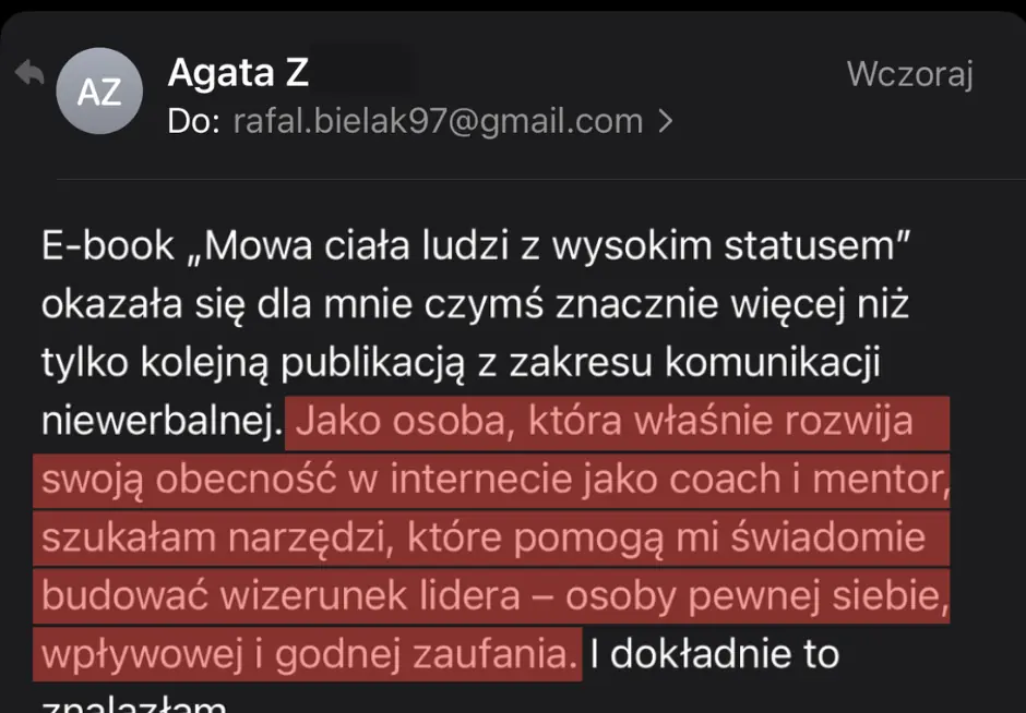 Opinia: Agata Z. (39 lat)