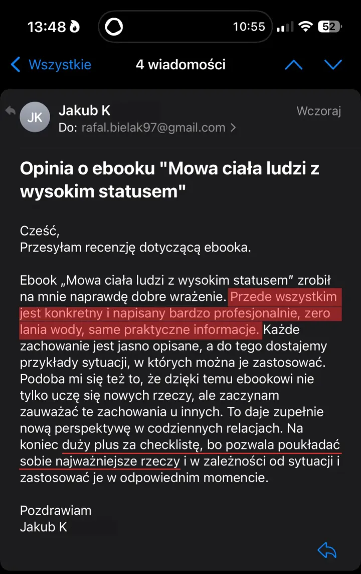 Opinia: Jakub K. (24 lat)