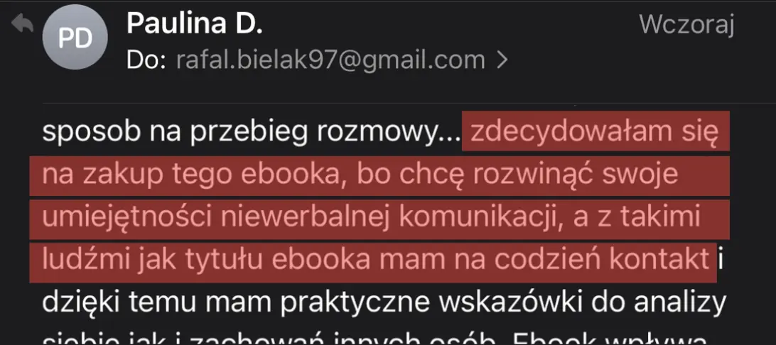 Opinia: Paulina D. (27 lat)