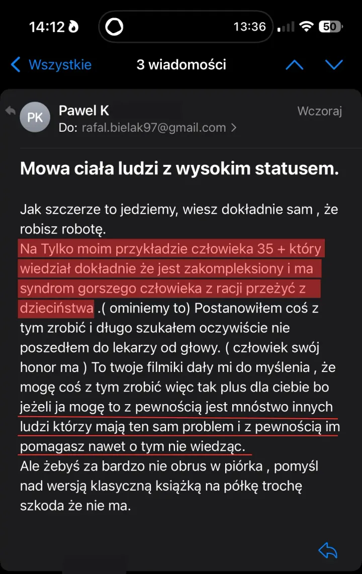 Opinia: Paweł K. (39 lat)